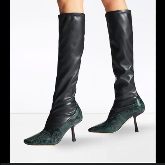Jimmy Choo Snakeskin leather boot - Picture 3 of 4